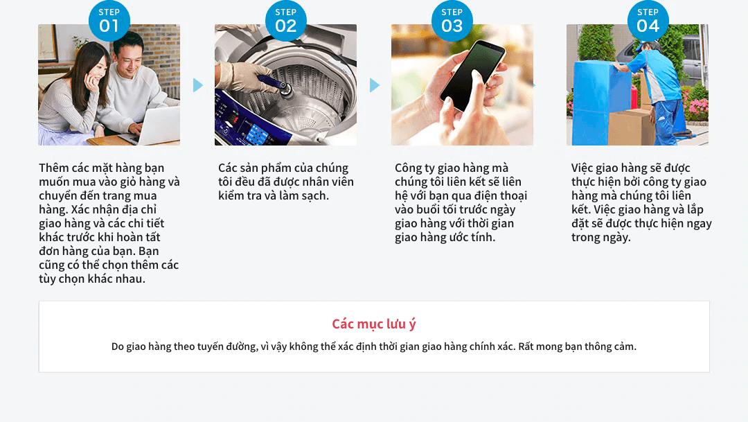 Các bước đăng ký