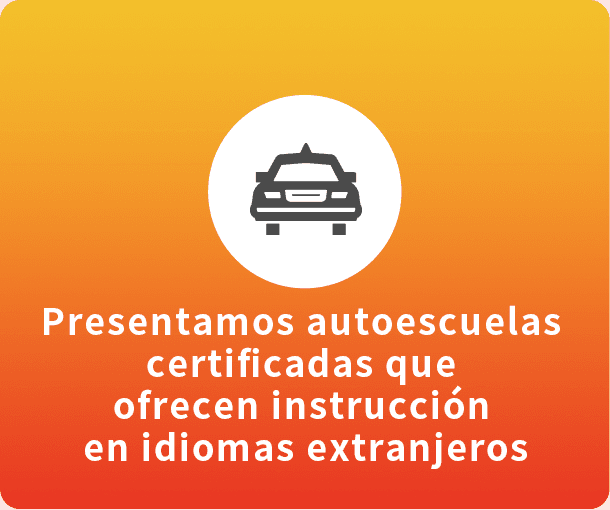 Apresentando autoescolas certificadas com suporte multilíngue.