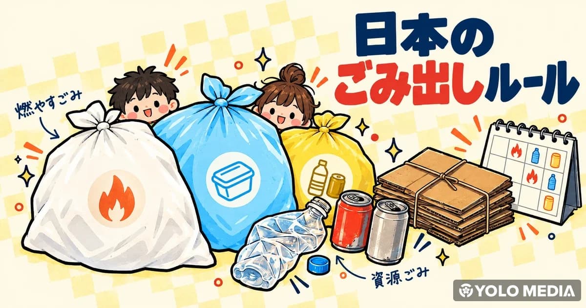 日本のごみ出しルール完全ガイド：分別・出し方・粗大ごみ・家電の捨て方