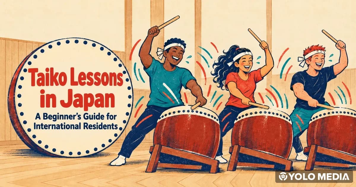 Taiko Lessons in Japan for Residents: Join a Local Group