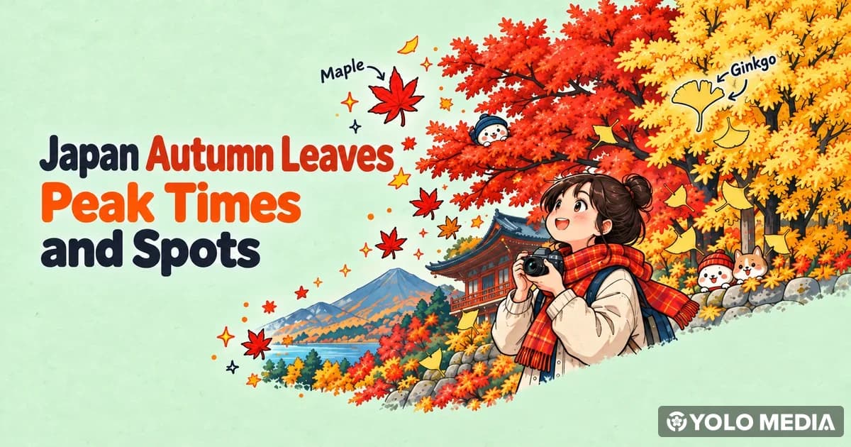 Japan Autumn Leaves 2026: Peak Timing and Popular Spots