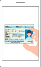 Please take photographs of the front and back of your residence card