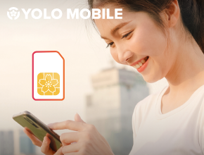 YOLO MOBILE Cartão SIM econômico exclusivo para estrangeiros
