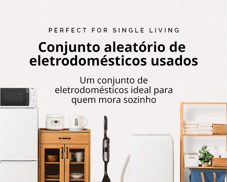 Um conjunto de eletrodomésticos ideal para quem mora sozinho